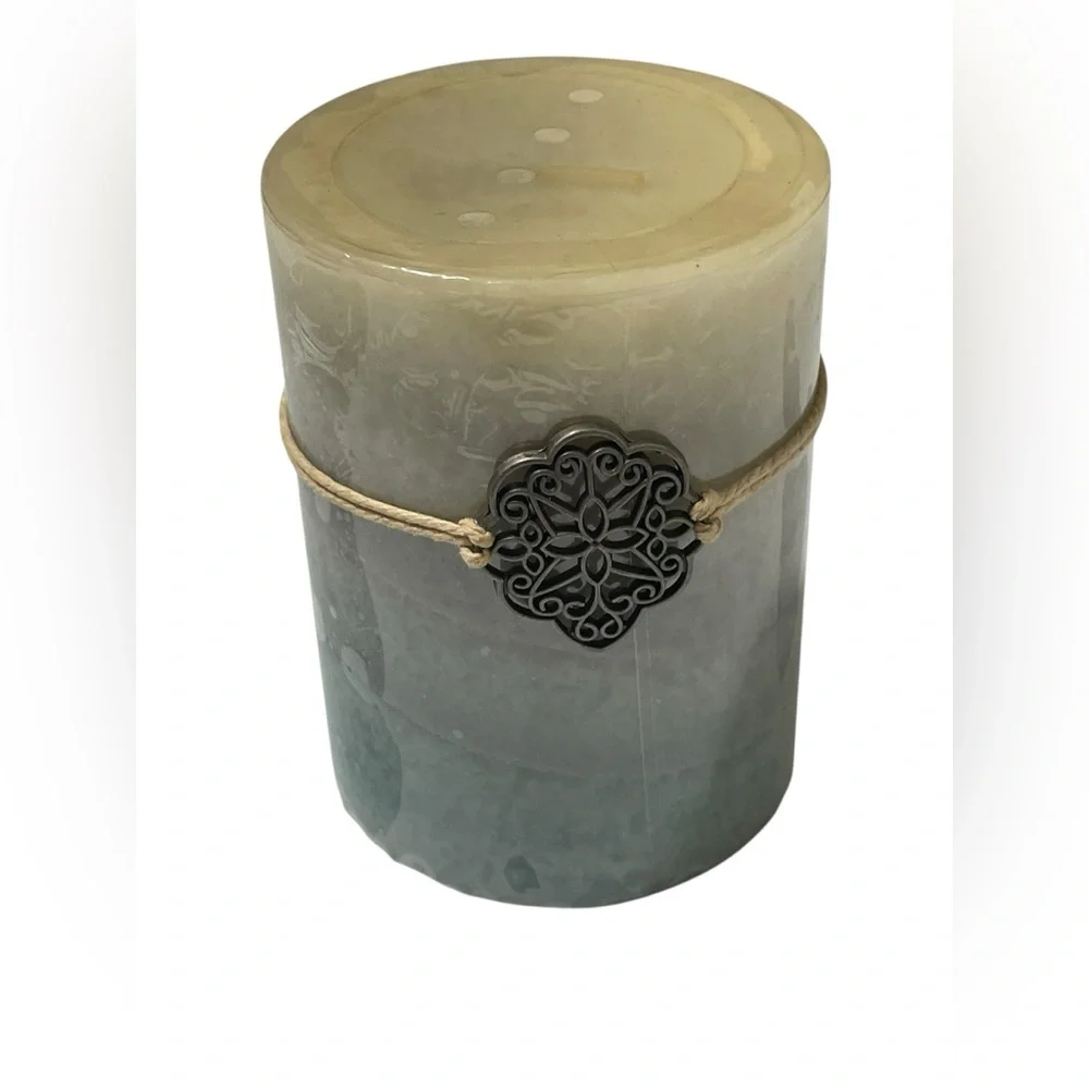 Pier 1 Snowy Birch Candle Bougie Boleau Enneige' Pier One Pillar Home Sealed New